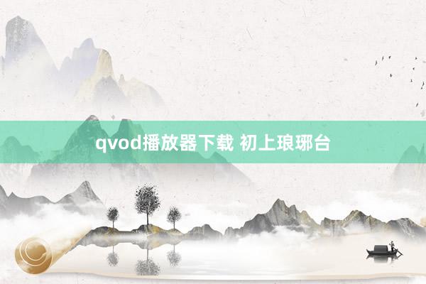 qvod播放器下载 初上琅琊台