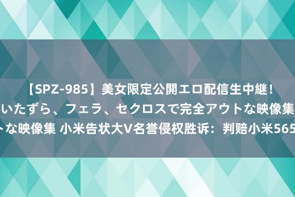 【SPZ-985】美女限定公開エロ配信生中継！素人娘、カップルたちがいたずら、フェラ、セクロスで完全アウトな映像集 小米告状大V名誉侵权胜诉：判赔小米56595元 公开谈歉